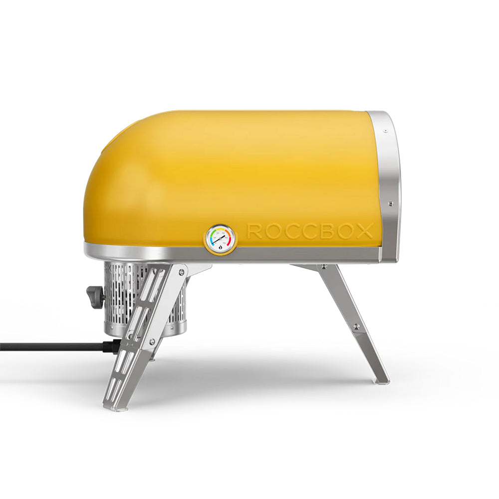 Gozney Roccbox Portable Outdoor Pizza Oven Propane Gas With Pizza Peel Yellow