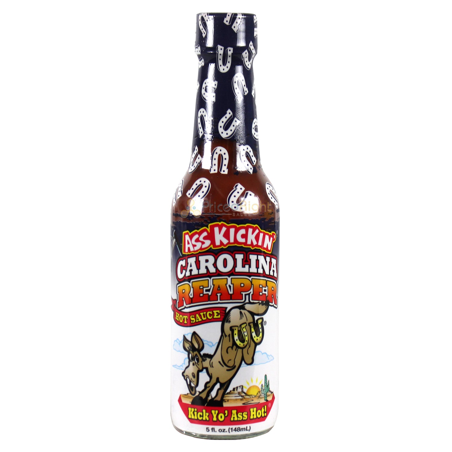 Ass Kickin’ Hot Sauce 4 Pack Gift Set Chile Lime Ghost Carolina Reaper GS653