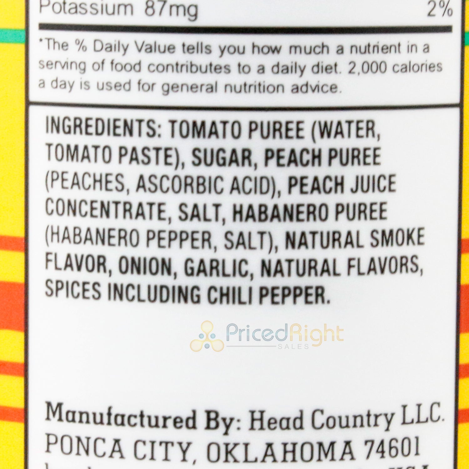 Head Country Mexican BBQ Peach Habanero 15 oz Gluten Free