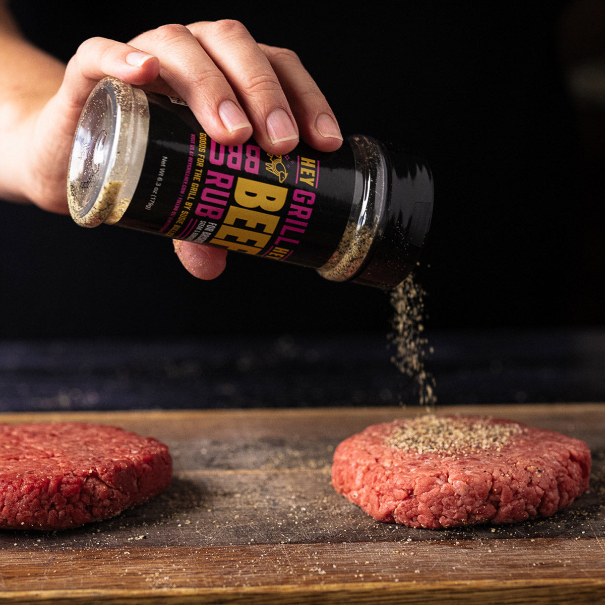 Hey Grill Hey Signature Beef BBQ Rub 11.7 Oz Bottle Award Winning Beef Seasoning