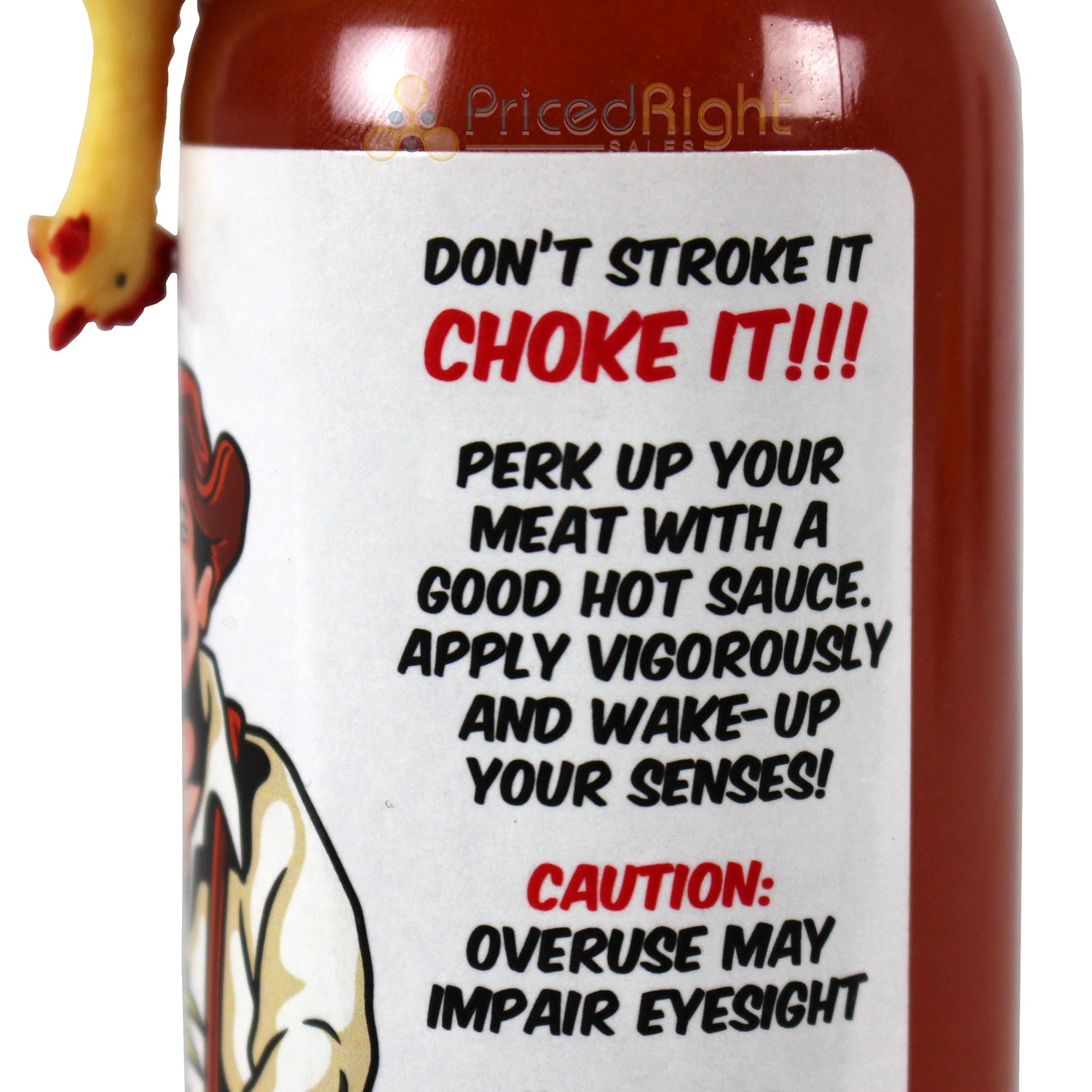 Choke Your Chicken Garlic Habanero Pepper Hot Sauce Spicy 5 oz Bottle HSD024