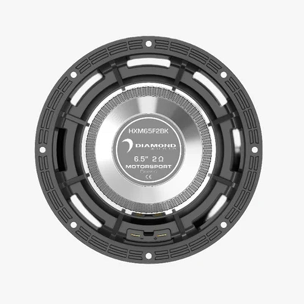 Diamond Audio Motorsport HXM 2 Way 6.5" 2 Ohm Flush Mount Speaker HXM65F2BK