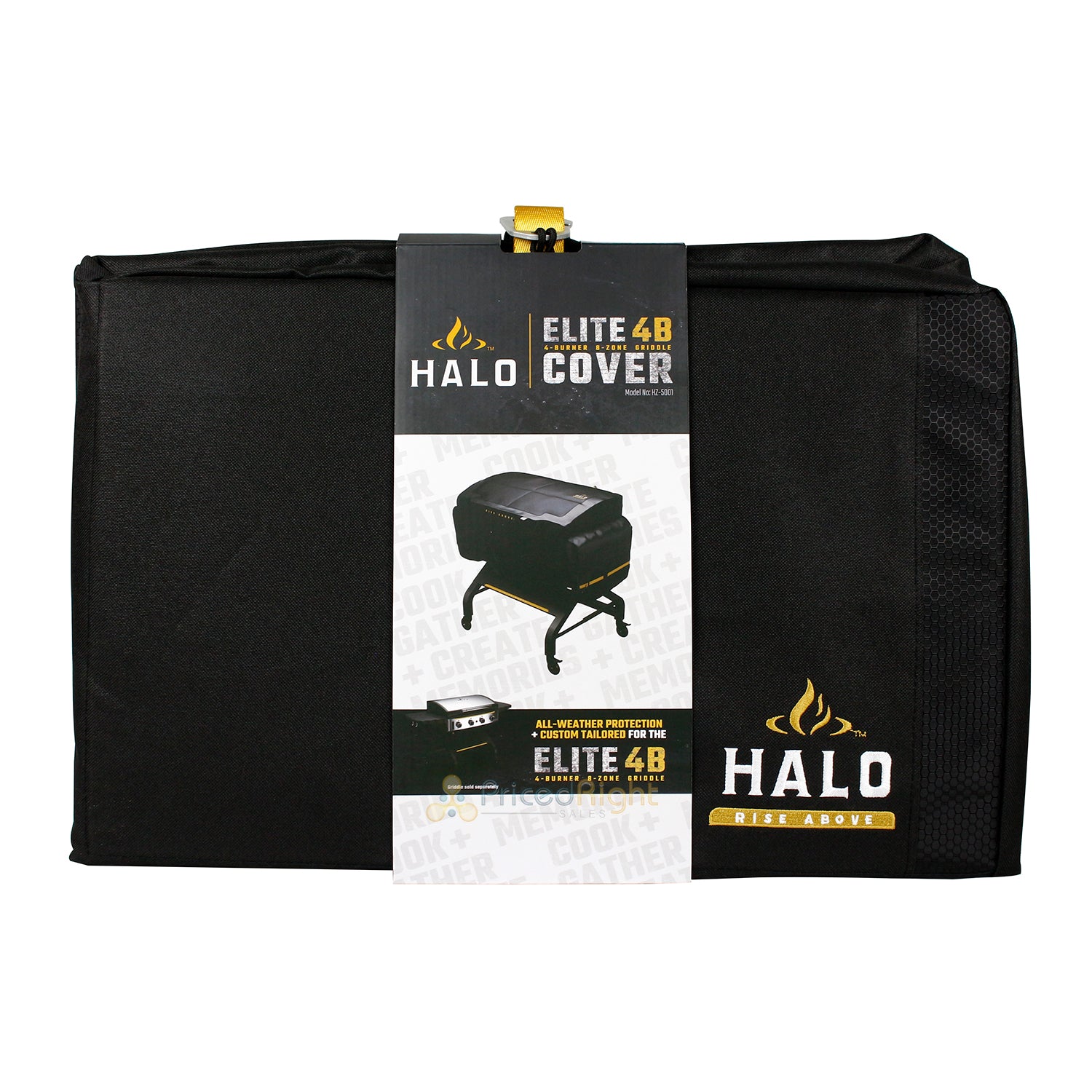 Halo Elite 4-Burner Griddle Cover 600D Polyester Custom-Tailored Wind-Proof