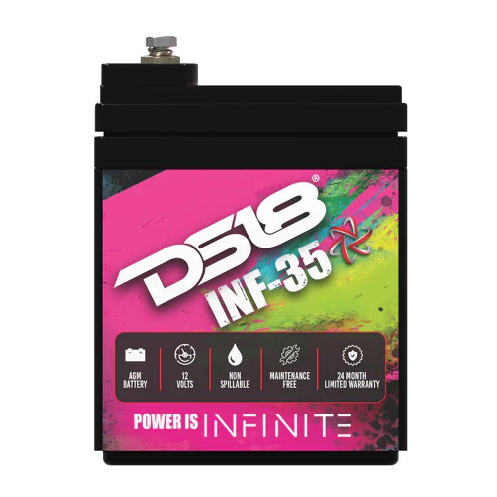Infinite 35 AH 1250 Watts AGM Power Cell 12 Volt Battery DS18 INF-35AH
