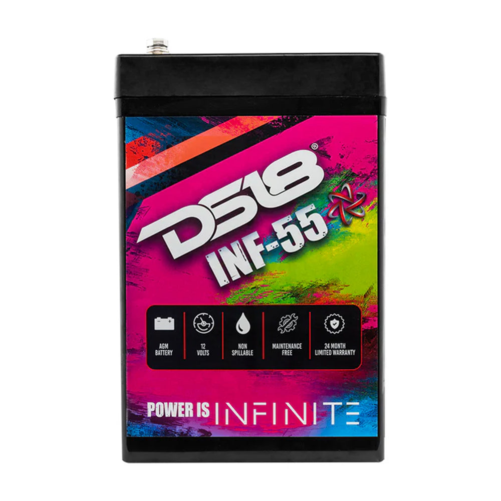 Infinity 1750 Watts 55 AH AGM Power Cell Battery DS18 INF-55AH