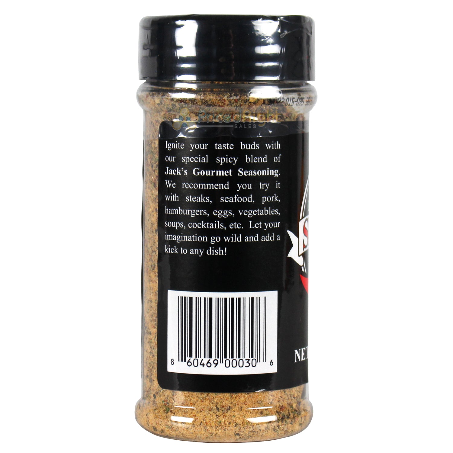 Jacks Gourmet Seasoning Spicy All Purpose Special Blend 6 oz Bottle