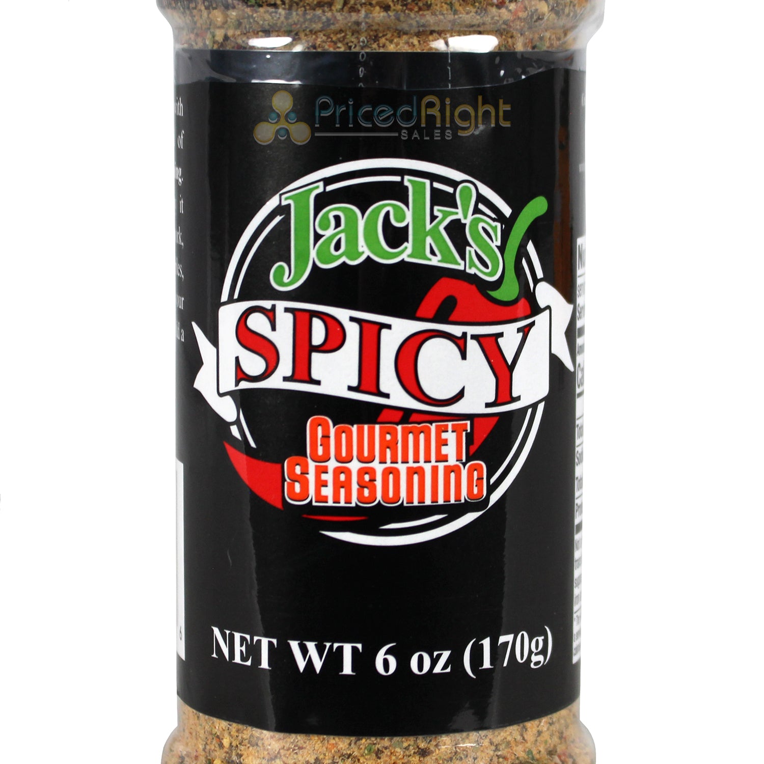 Jacks Gourmet Seasoning Spicy All Purpose Special Blend 6 oz Bottle