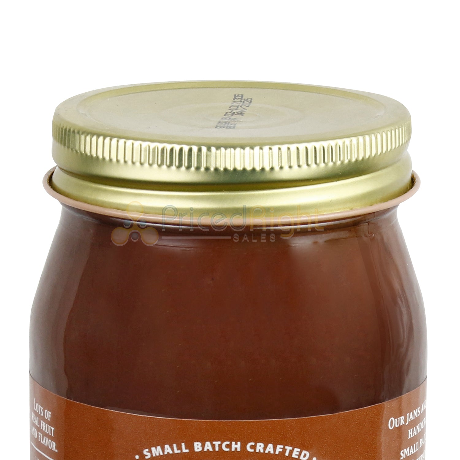 The Jam Shoppe Natural Apple Butter Jam Small Batch Handcrafted Real Fruit 19 OZ