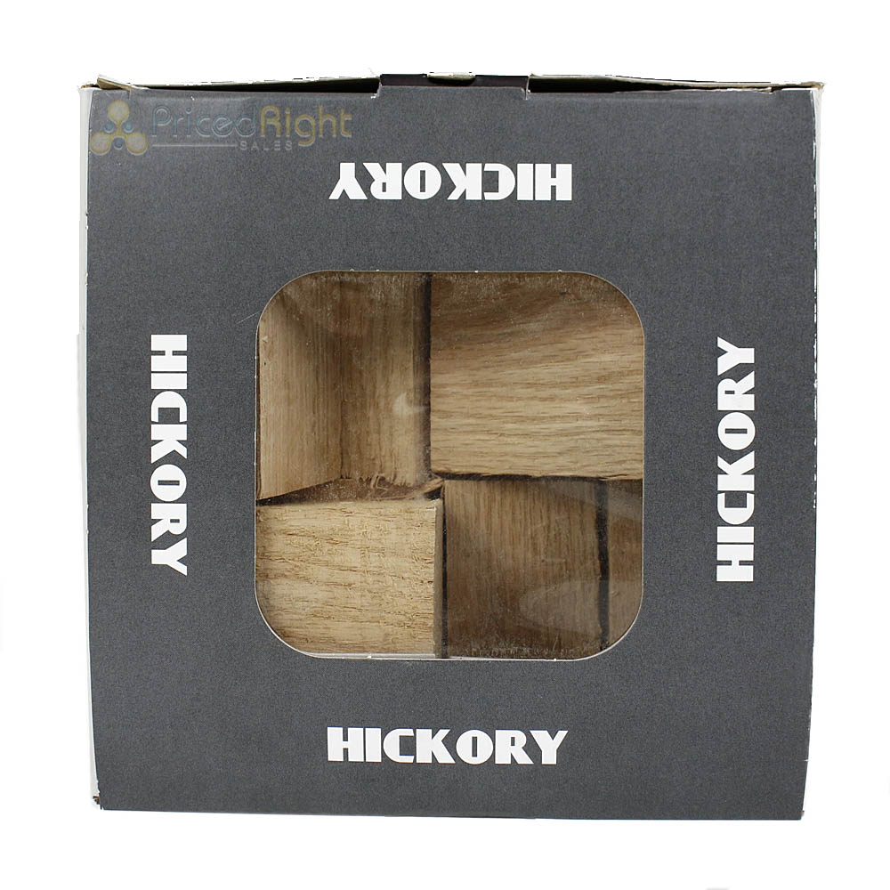 Jealous Devil Smoke Hickory Smoking Blocks Real Hard Wood 8 LBS JDSMOKEHICK08
