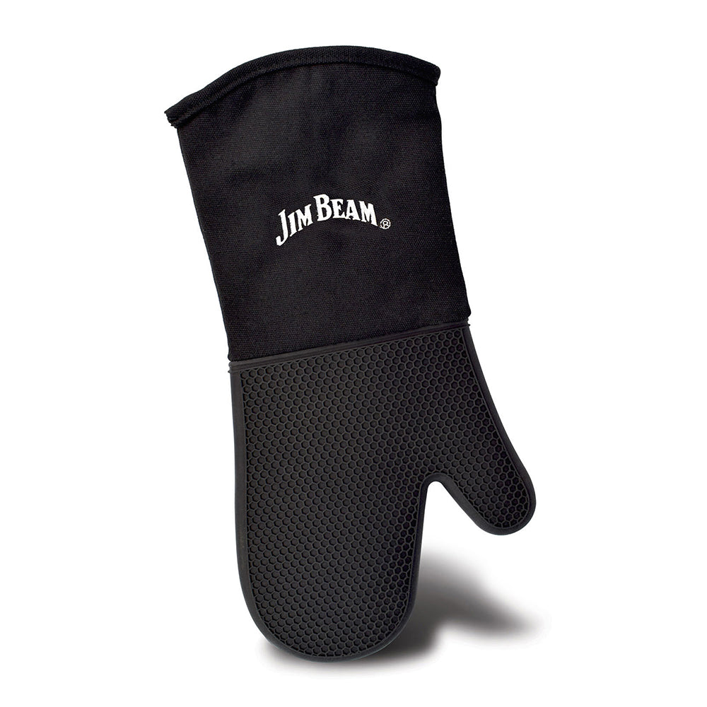 Jim Beam Silicone Grilling Mitt Resistance Up To 500° F Heat Resistant Mitten