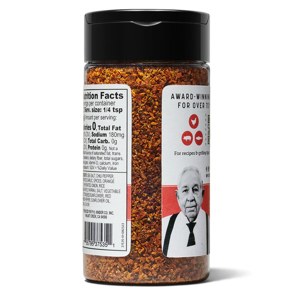 Kinder's Red Jalapeno Garlic and Citrus Handcrafted Seasoning Keto No MSG 4.3 oz