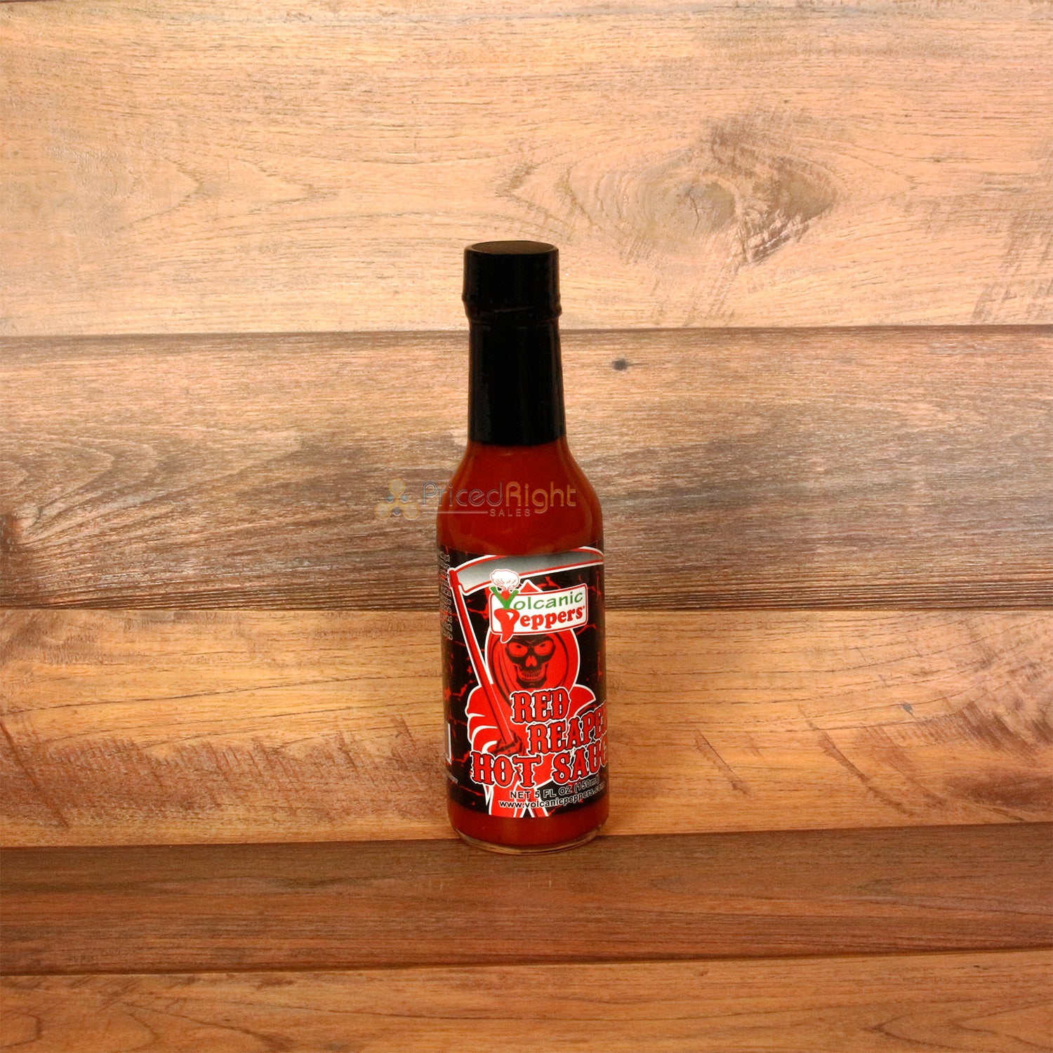 Volcanic Peppers Red Reaper Hot Sauce High Heat Habanero Carolina Reaper 5 Oz