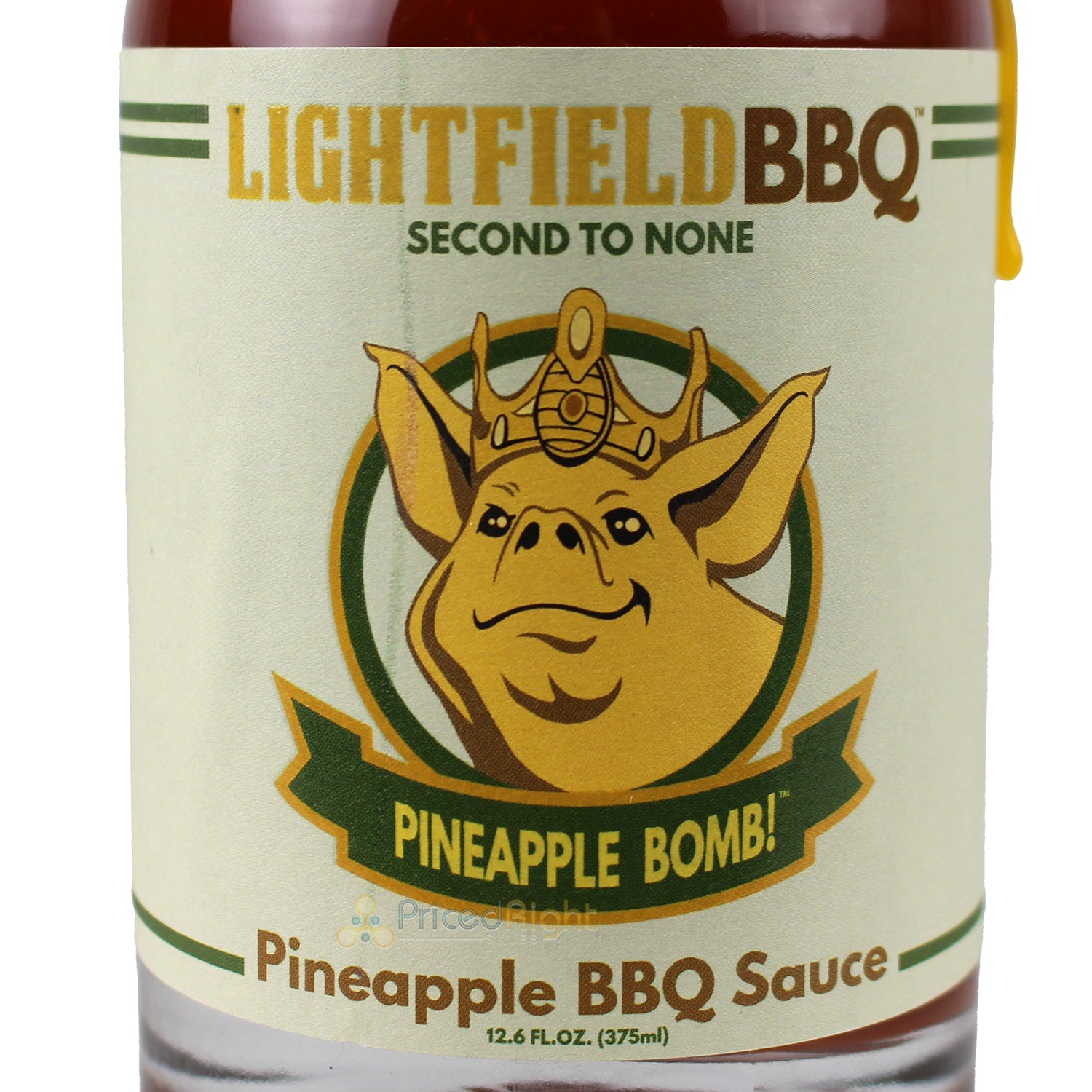 Lightfield BBQ Sauce Pineapple Bomb 12.6 Oz Ribs Pork Belly Tropical Flavors