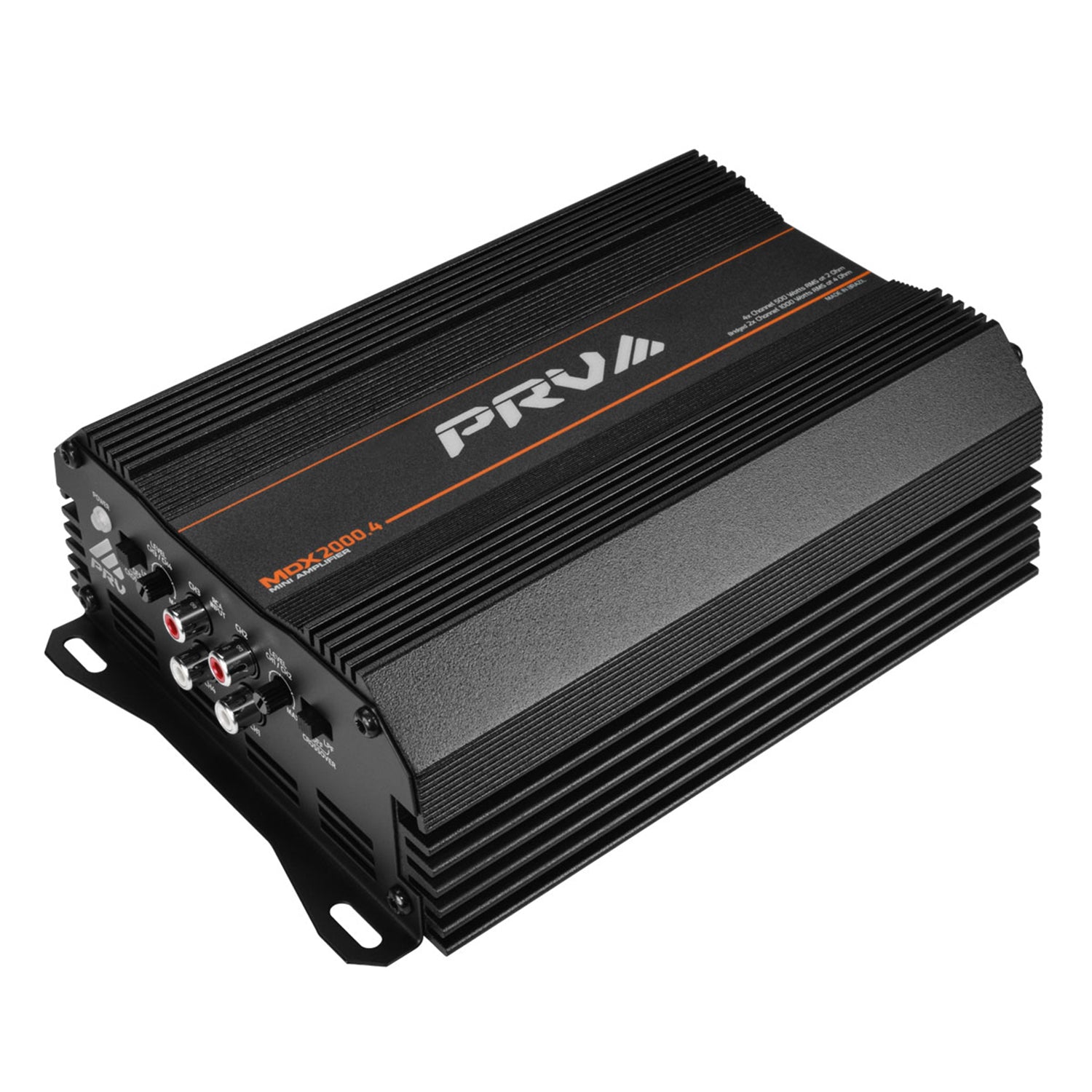 PRV Audio MDX2000.4 2 Ohm 4 Channel 2000W RMS Full Range Ultra Compact Amplifier