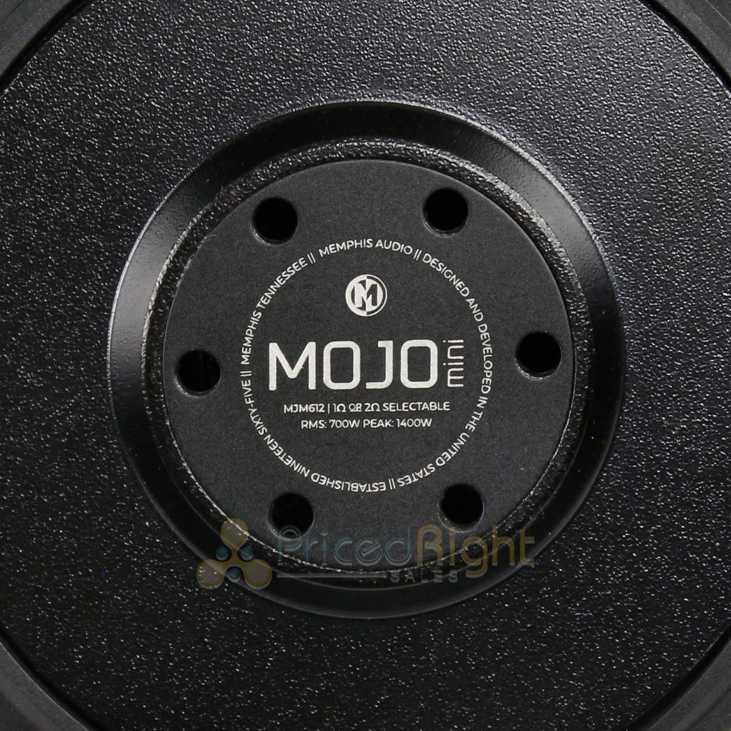 Memphis Audio Mojo Mini 6.5" Subwoofer 700W RMS 1400W Peak 1 Or 2 Ohm MJM612
