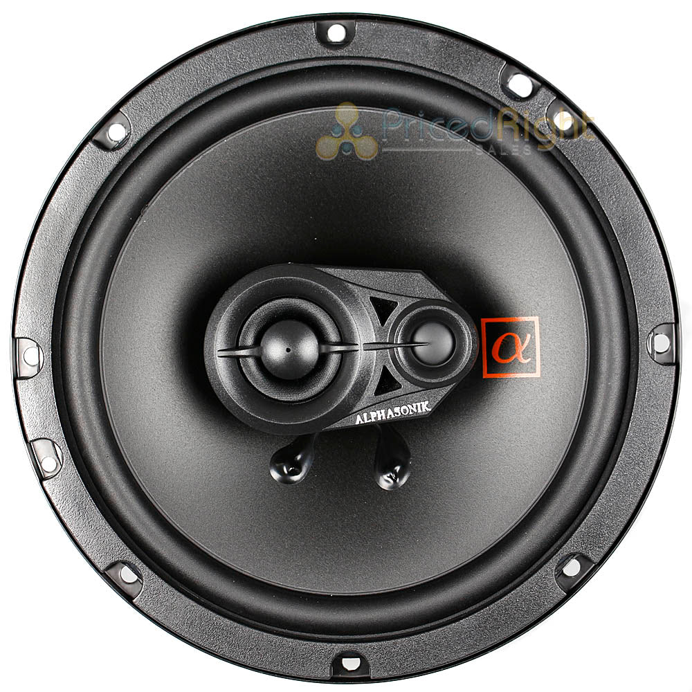 Alphasonik 6.5" 3 Way Full Range Speakers 150W Max 3 Ohm Neuron Series NS653