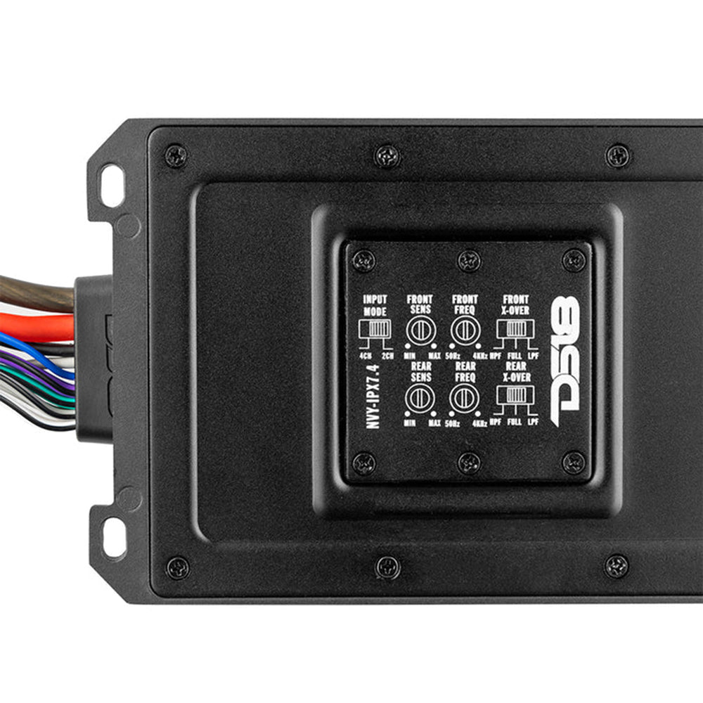 DS18 NVY Full-Range 4 Channel IP67 Marine Amplifier 120x4 Watt 4 Ohm NVY-IPX7.4