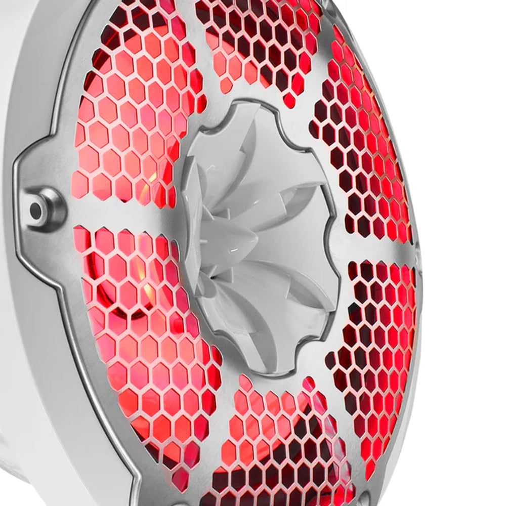 DS18 NXL 10" 2-Way Coaxial Marine Speakers RGB LED Lights 200 Watts 4 Ohm Pair
