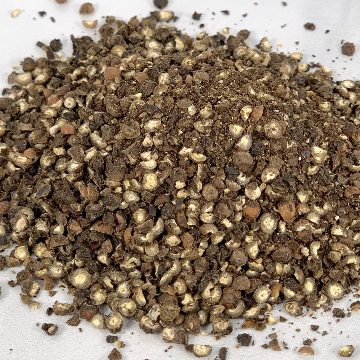 Old Town Spice Shop Black Peppercorn Butcher Cut Dried Crisp Aromatic 1.8 Ounce