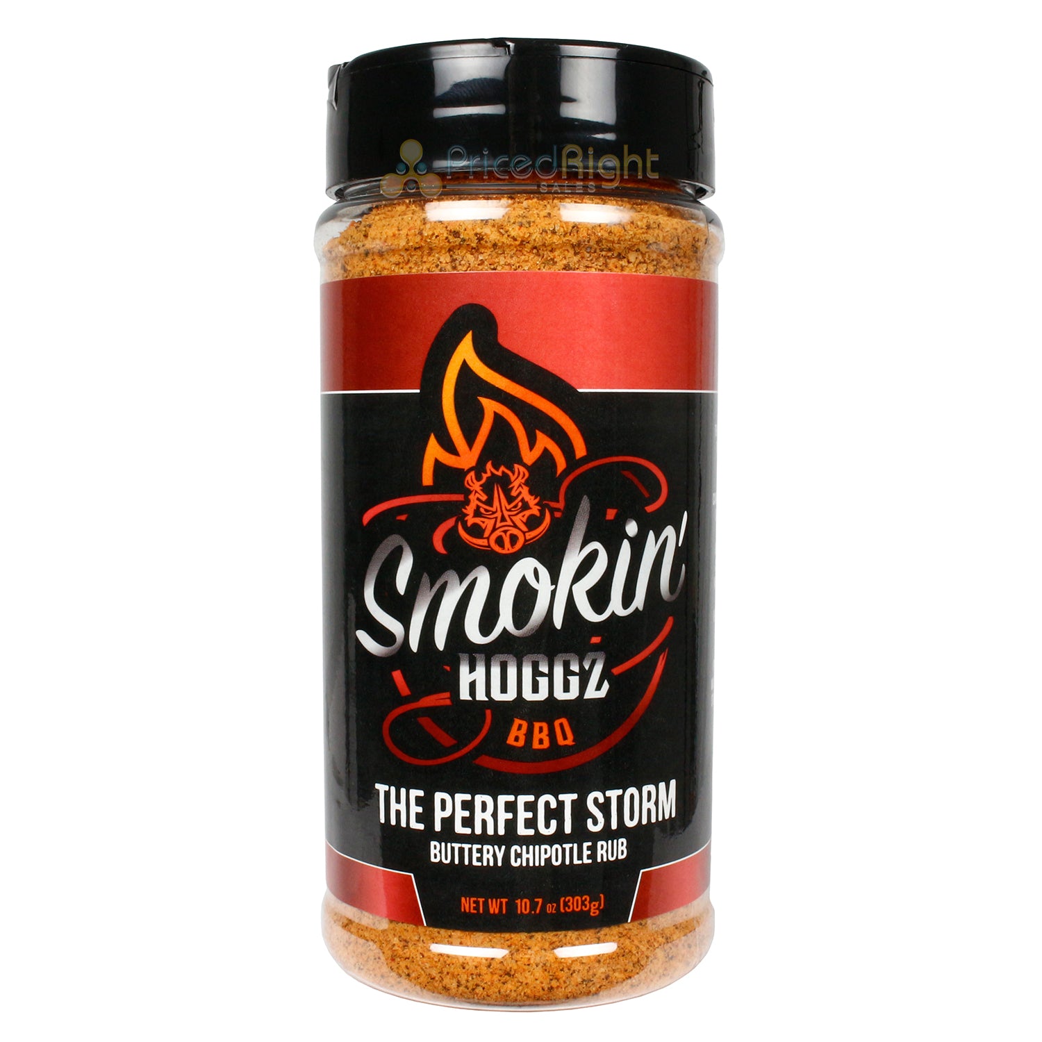 Smokin' Hoggz The Perfect Storm Buttery Chipotle Rub Protein & Veggies 10.7 Oz