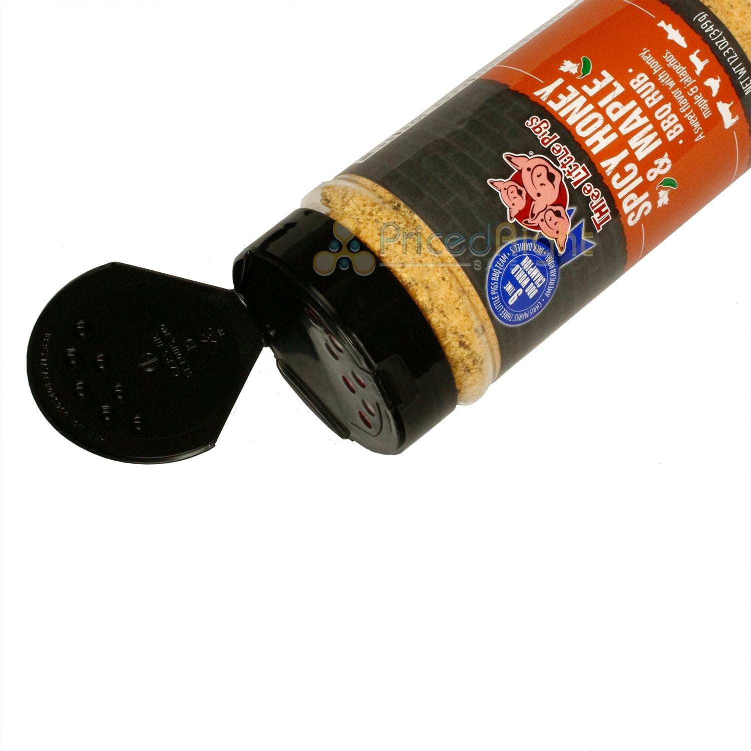 Three Little Pigs Spicy Honey & Maple BBQ Rub Sweet Heat Chicken Pork 12.3oz