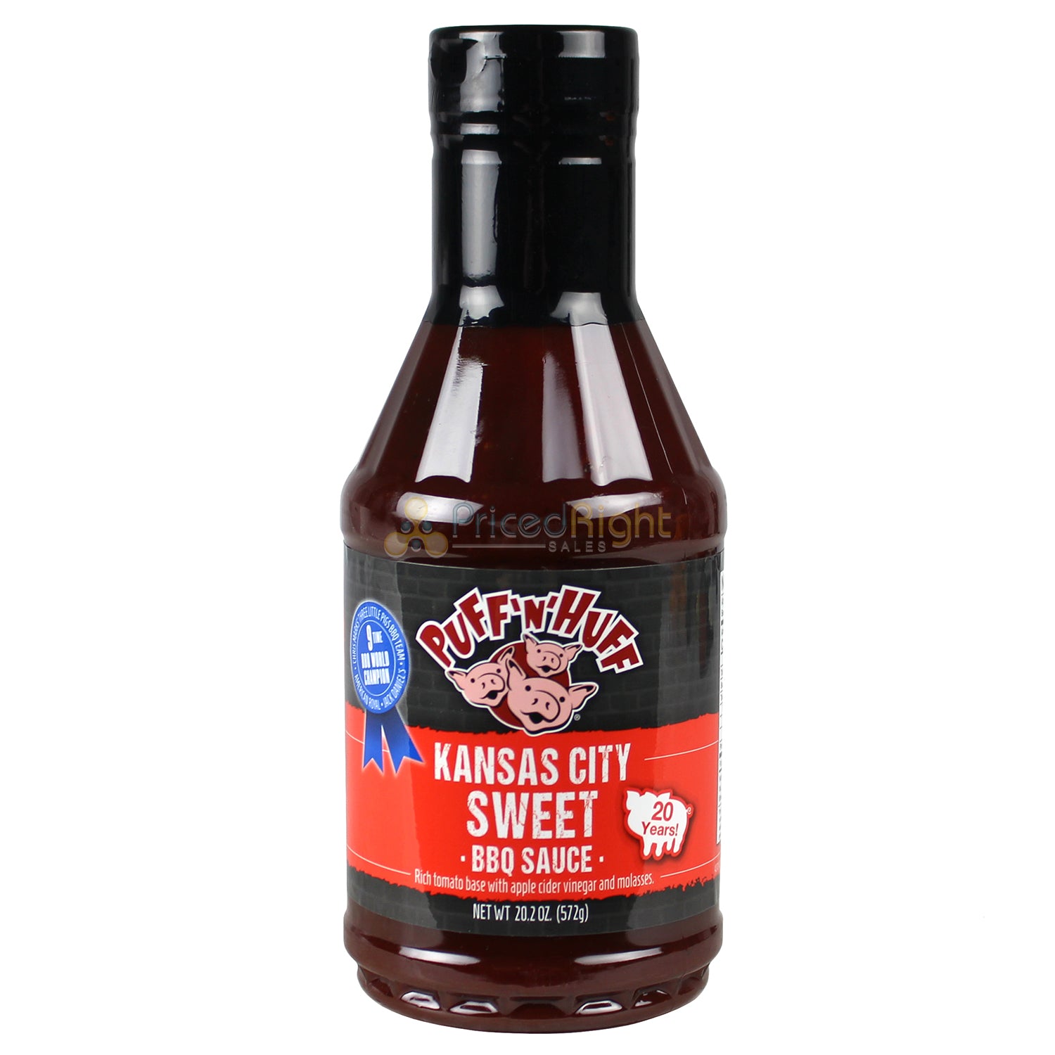 Three Little Pigs 2 Pack BBQ Combo KC Sweet Sauce & KC Competition BBQ Sauce