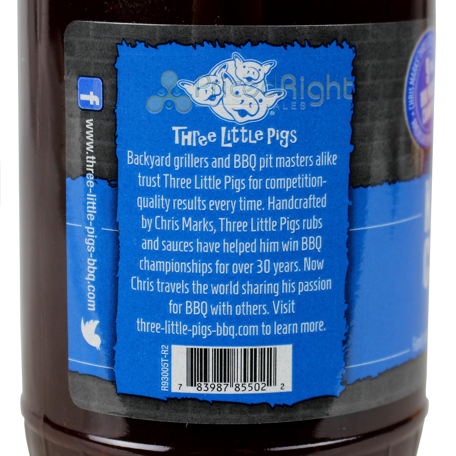 Three Little Pigs Kansas City Competition BBQ Sauce 20.3 Oz Award Winning Recipe