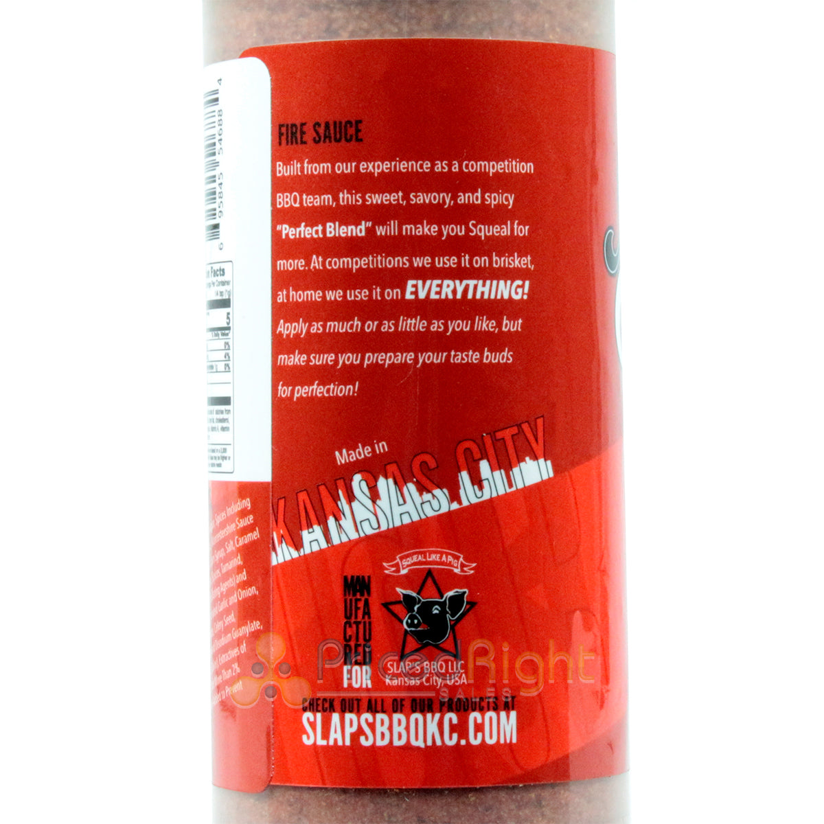 Slaps BBQ The Perfect Blend FIRE Kansas City Style Seasoning 5.8 Oz Competition