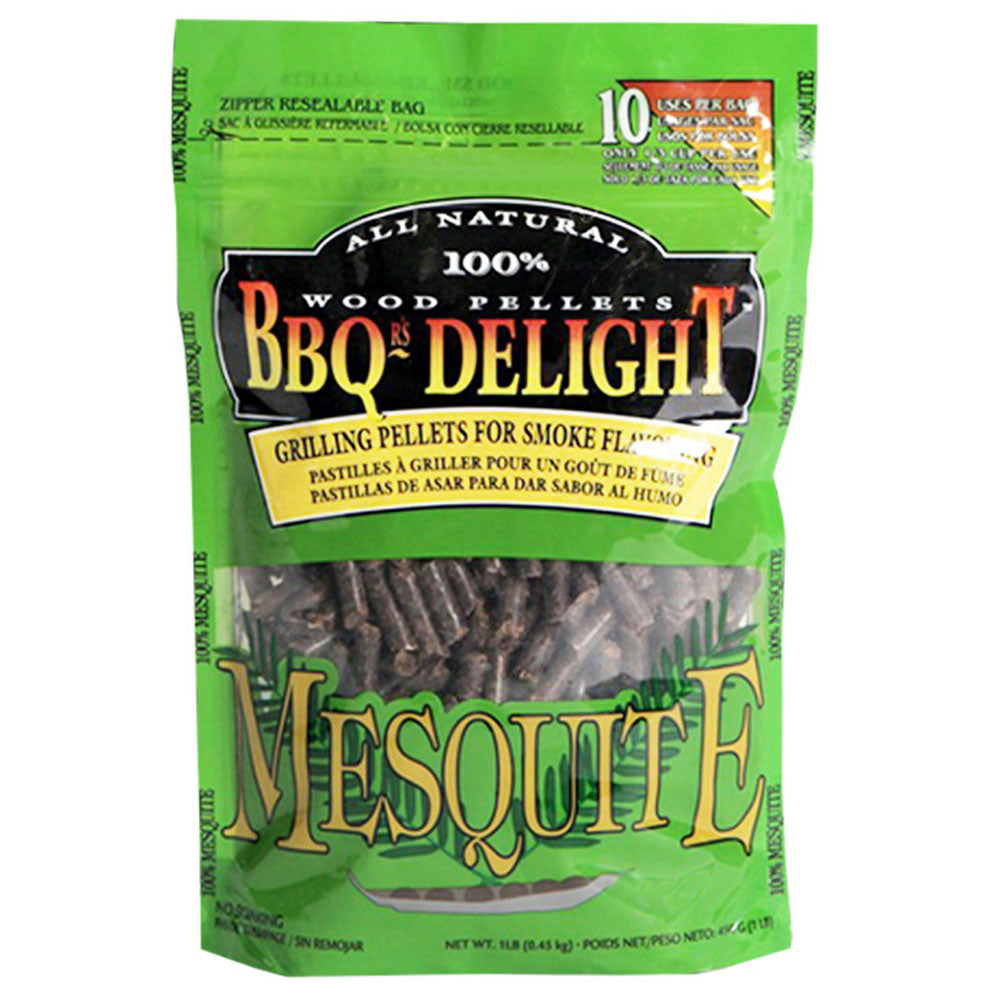 BBQr's Delight Mesquite Pellet Blend 1lb Grilling Smoking Pellets All Natural