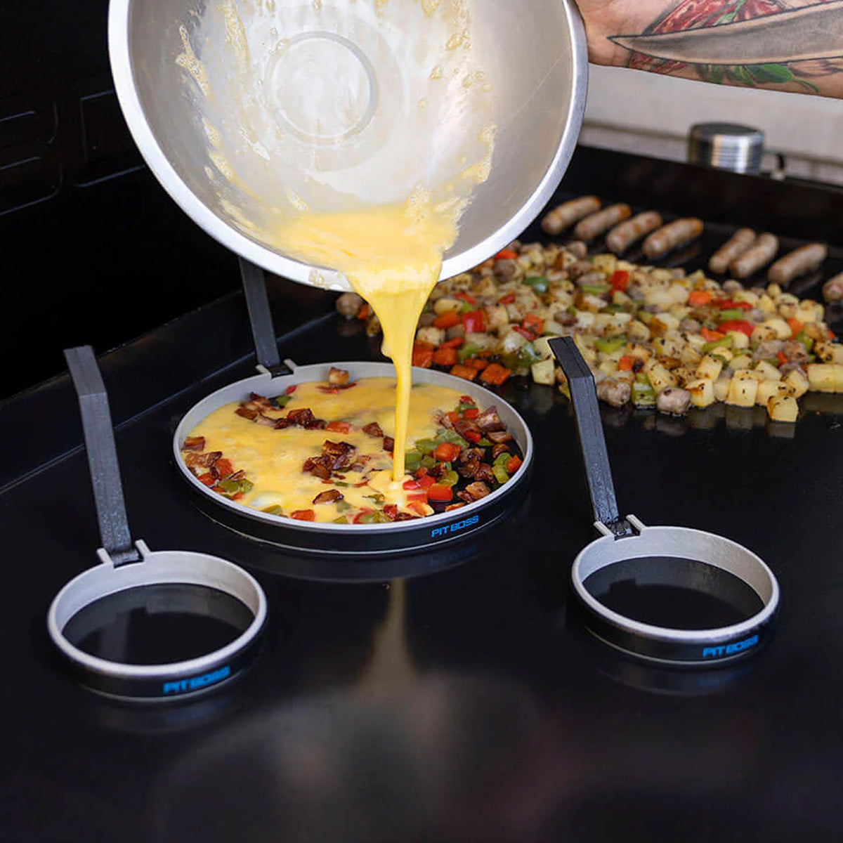 Pit Boss Ultimate Griddle Breakfast Kit Perfect Eggs and Pancakes Every Time