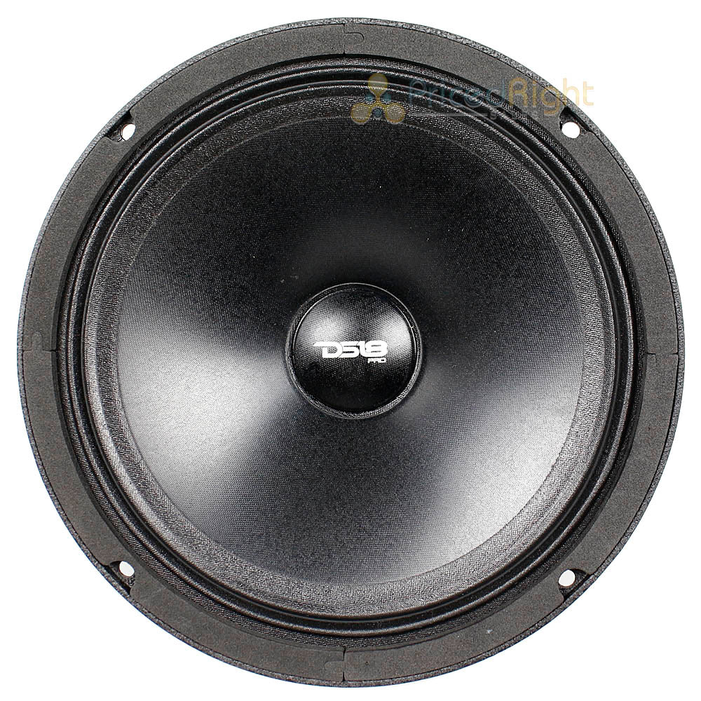 DS18 8" Mid Range Speaker Motorcycle Water Resistant 500W Max 2 Ohm PRO-M8.2NEO