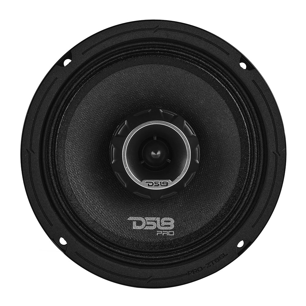 DS18 PRO-ZT 6.5” Coaxial Mid-Range Loudspeaker 200W RMS 4 Ohm PRO-ZT6SL Single