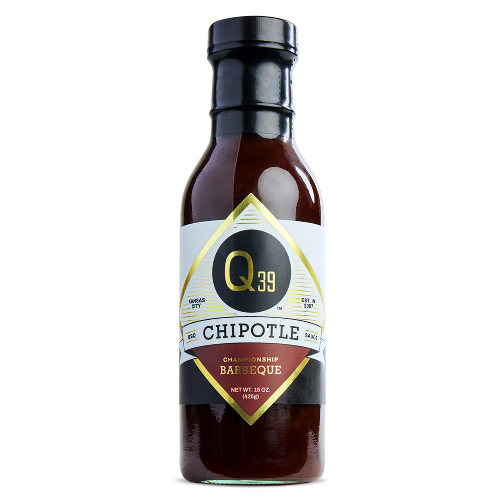 Q39 Chipotle Cilantro Championship BBQ Sauce Sweet & Smoky Gluten-Free 15 Oz