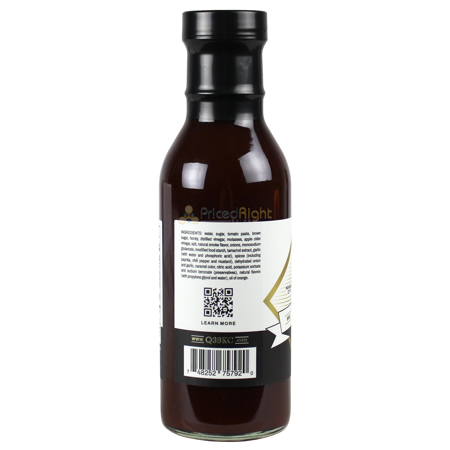 Q39 Classic BBQ Sauce Fruity, Sweet & With Some Spice Gluten-Free 15 Ounces