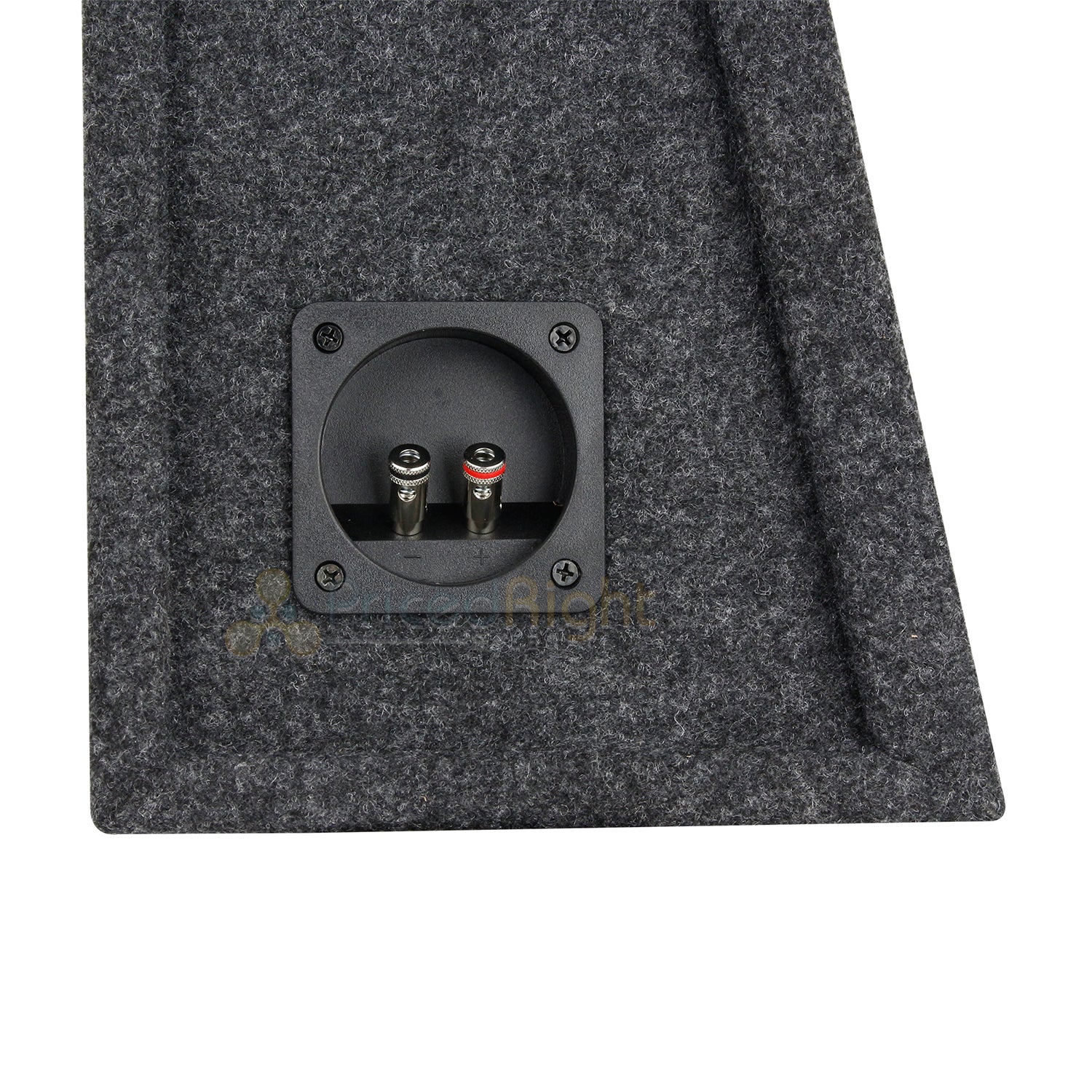 Dual Sealed 8 Inch Subwoofer Speaker Enclosure Box Charcoal Carpet RI Audio