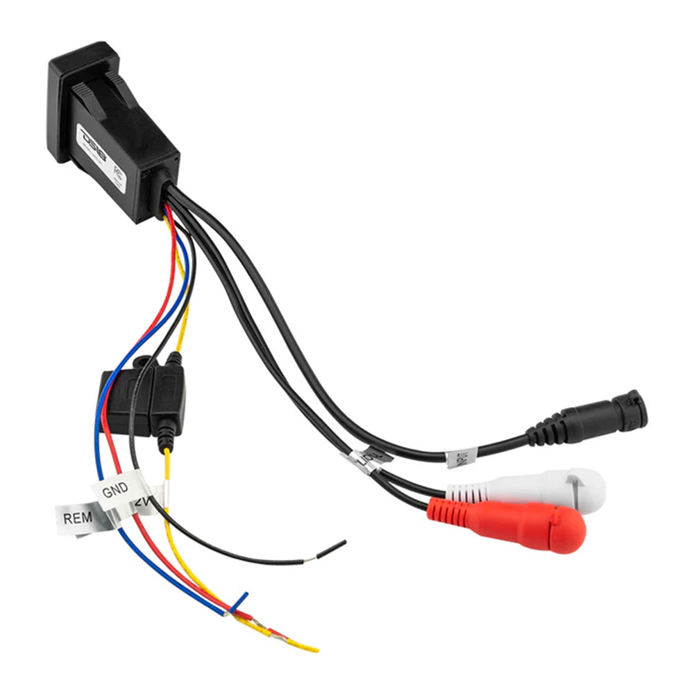 DS18 Marine Powersports Waterproof Rocker Switch Bluetooth Audio Receiver RKS-BT