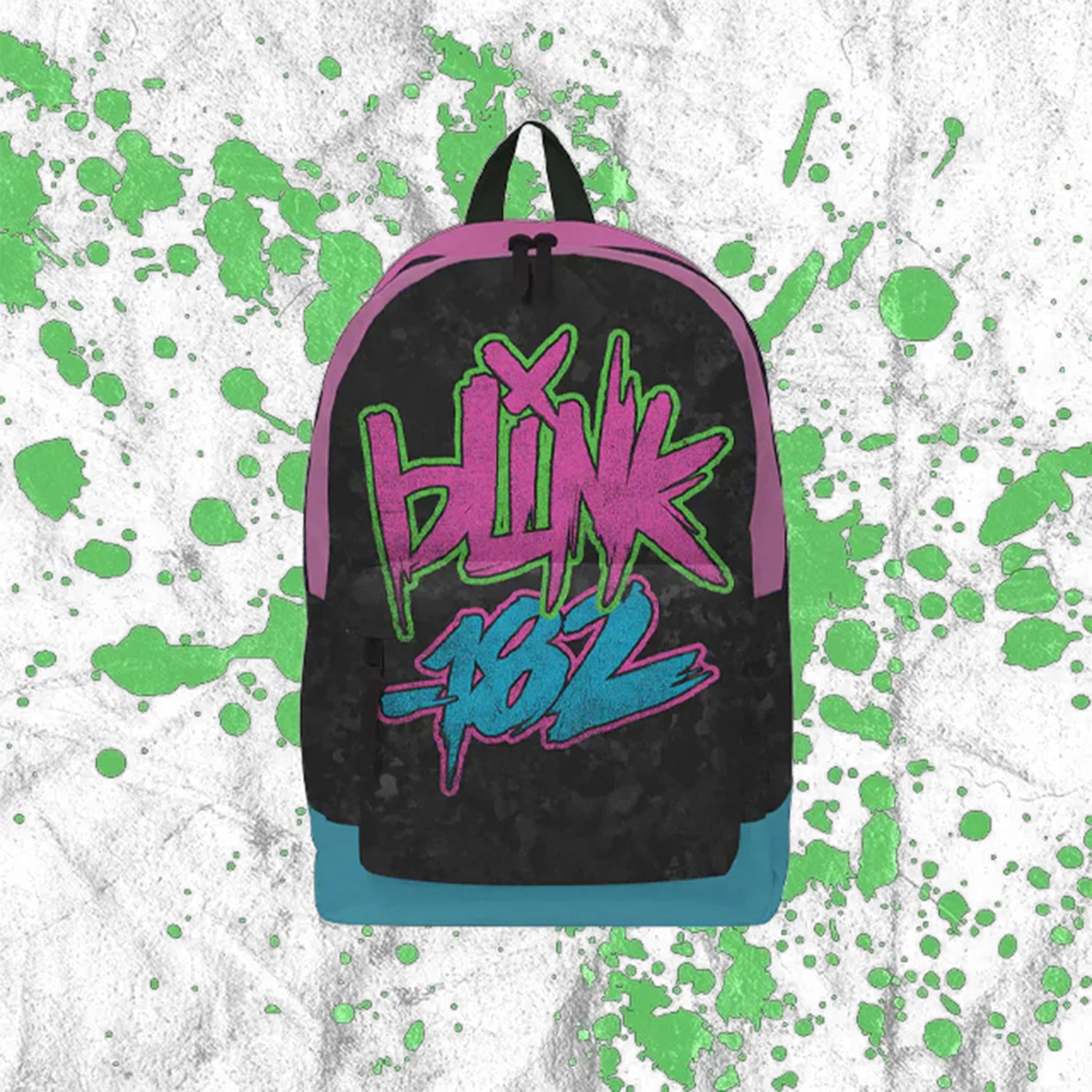 Rocksax Blink 182 Logo Classic Backpack Laptop Pocket Adjustable Straps 17"x13"