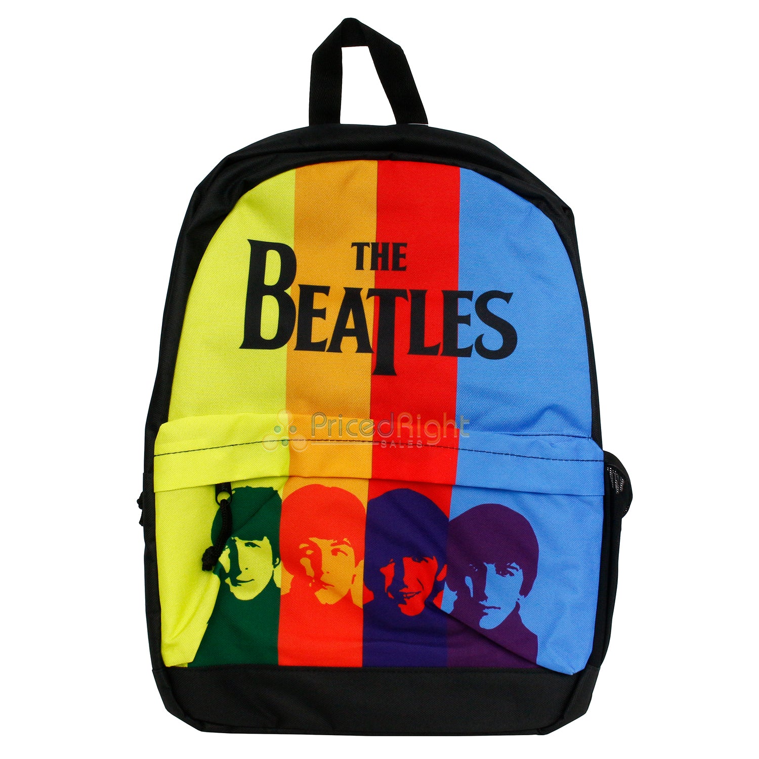 Rocksax The Beatles Hard Days Night Backpack Laptop Pocket Adjustable Straps