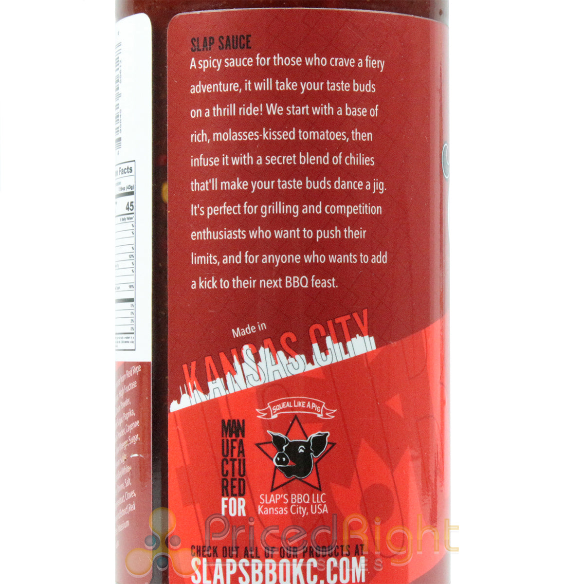 Slaps Spicy Bbq Kansas City Style Slap Sauce 16 Oz Competition Rated BBQ Blend