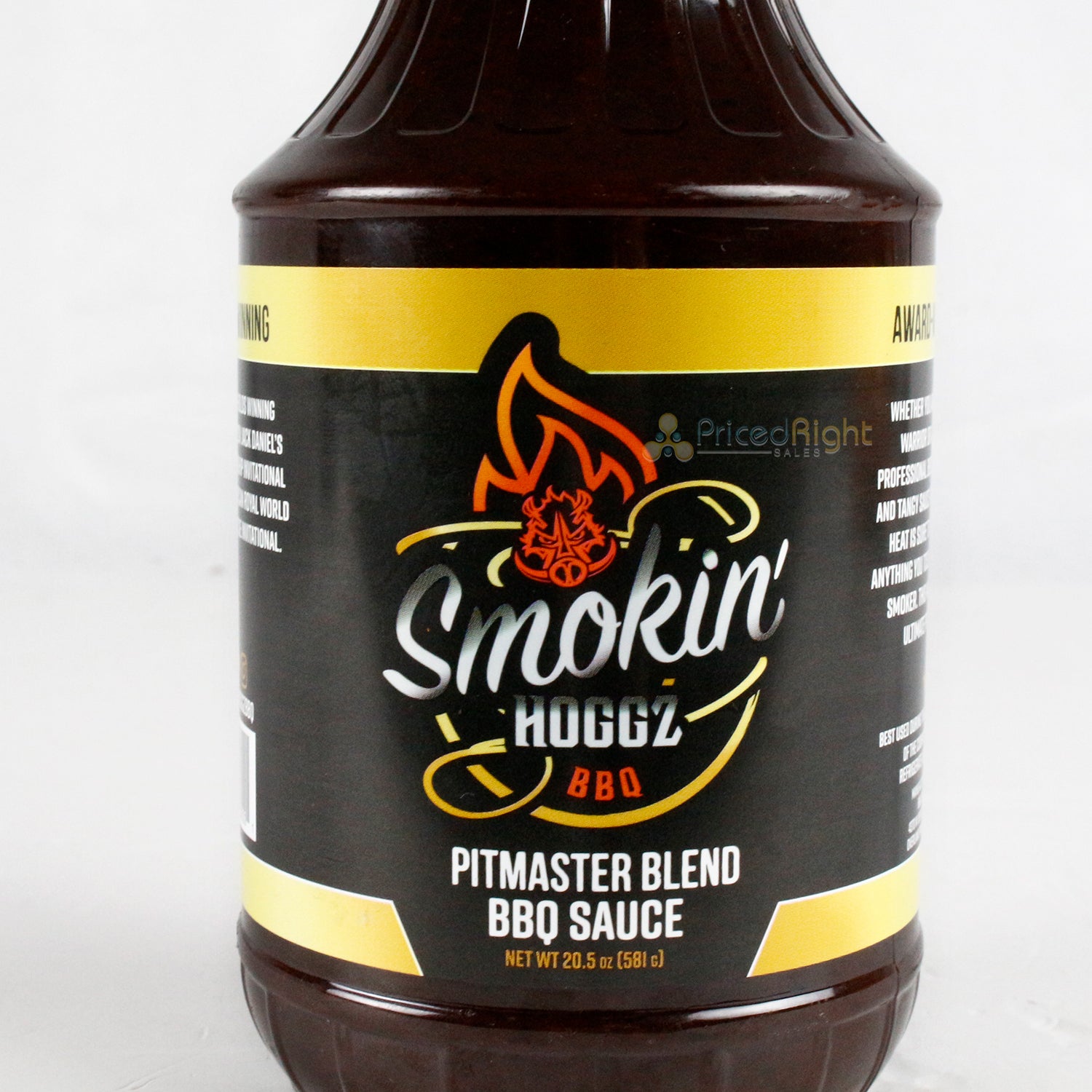 Smokin Hoggz Pitmaster Blend BBQ Sauce Sweet Tangy Hint of Spice 20.5 oz Bottle