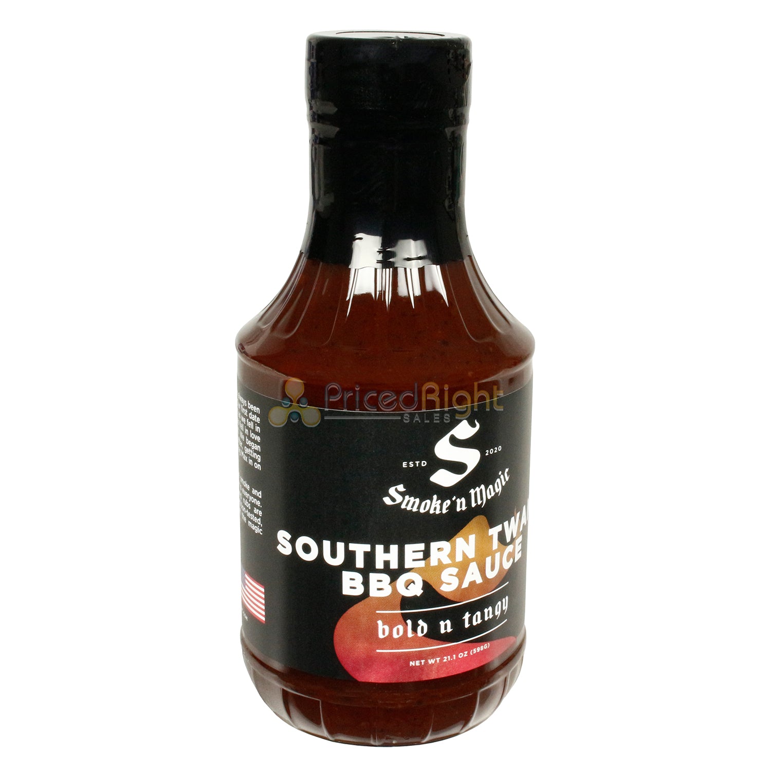 Smoke 'N Magic Southern Twang BBQ Sauce Bold and Tangy All Purpose 21.1 Ounce