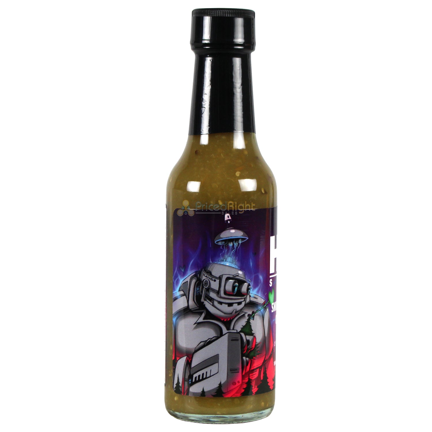 Smoked Habanero Cherrywood Hot Sauce 5 Oz Gluten Free Vegan HAB Sauce SQ1931839