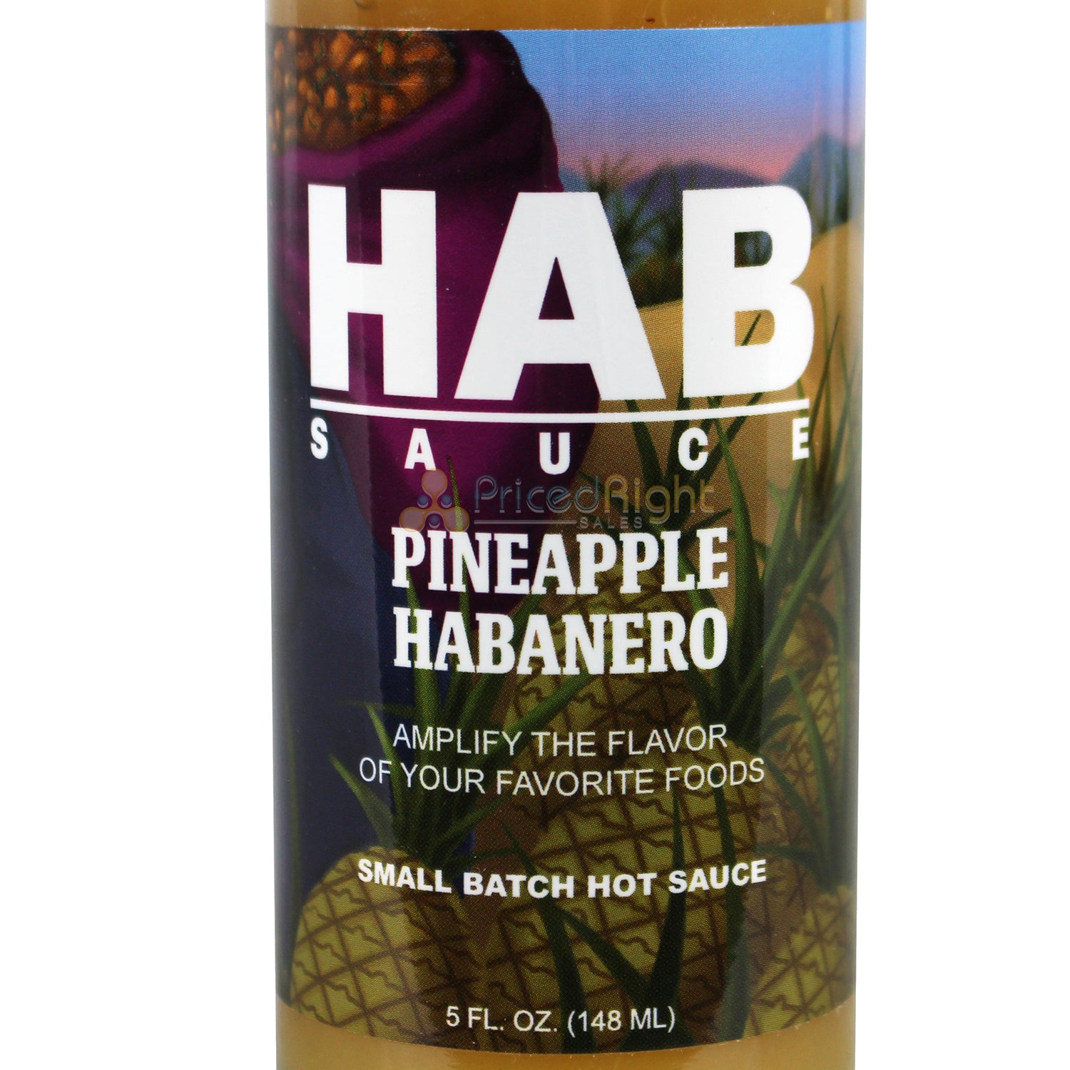 Pineapple Habanero Hot Sauce Gluten Free Vegan Medium Heat HAB Sauce SQ8304029