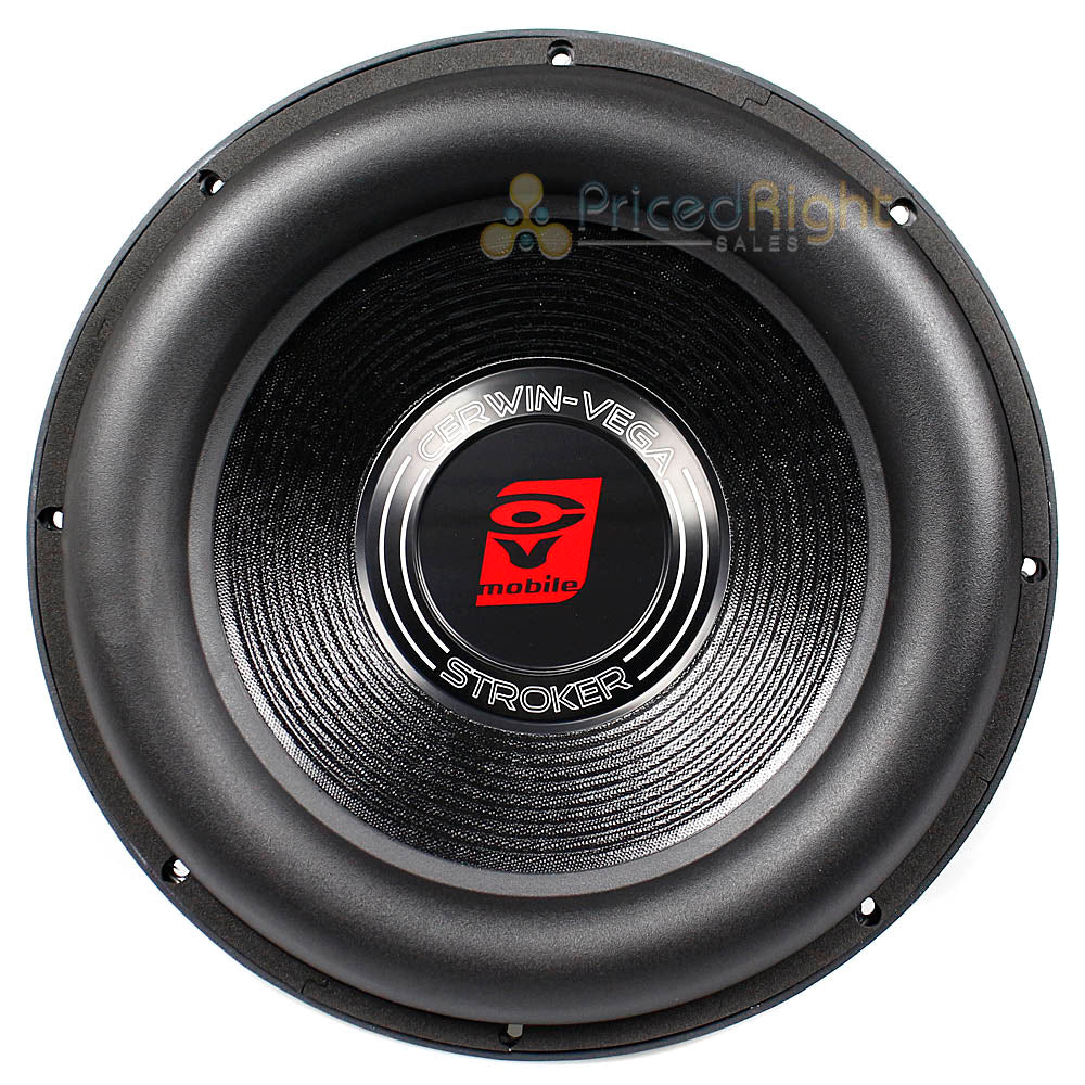 Cerwin Vega 12" 2000 Watt Subwoofer Dual 4 Ohm Stroker Car Audio BASS ST124D