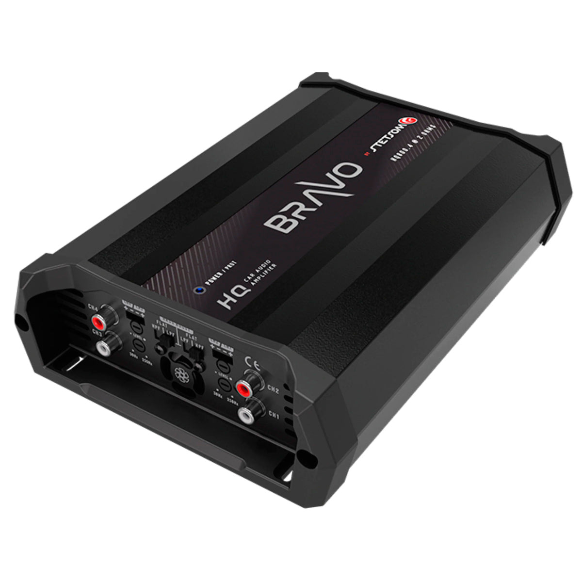 Stetsom Bravo HQ 800.4 Car Audio 4 Channel Amplifier 2 Ohm 800 Watts RMS HQ800.4