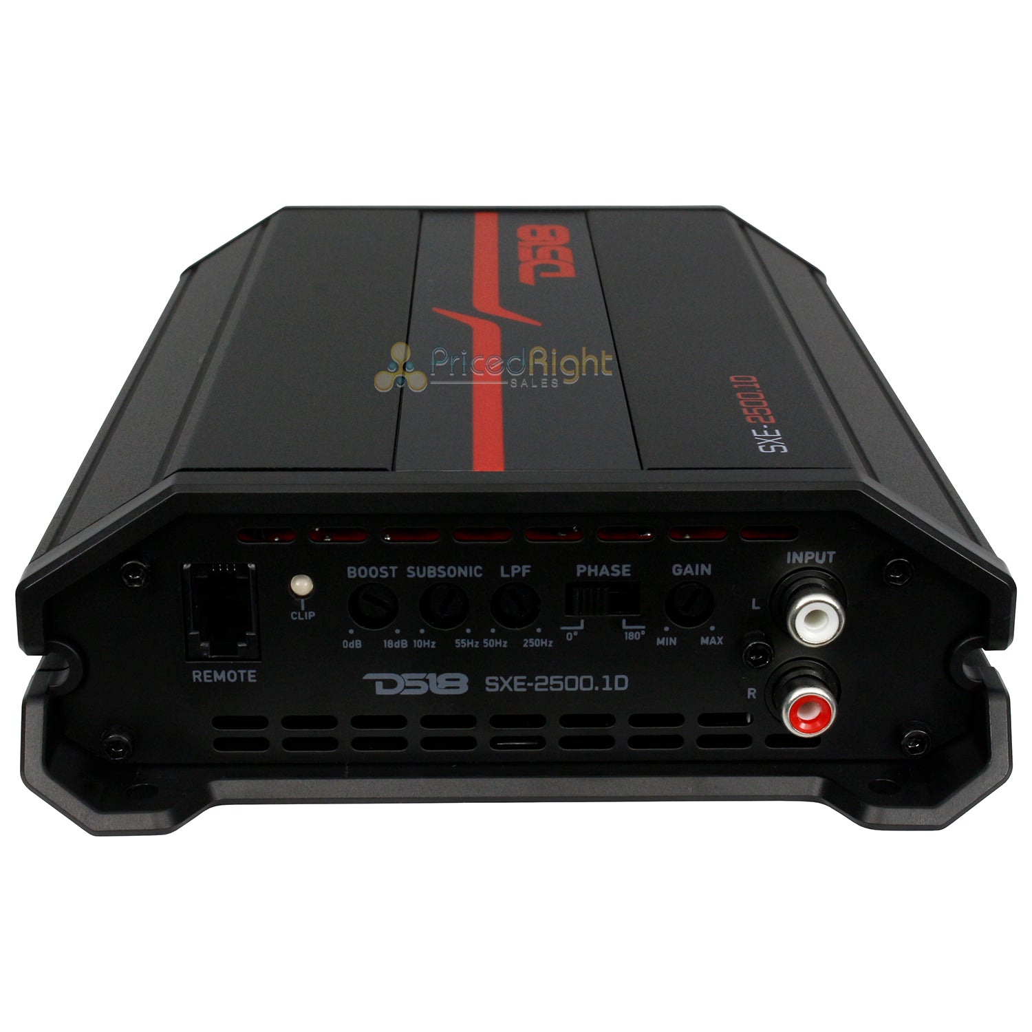 DS18 SXE-2500.1D Class D 1 Channel Monoblock Car Amplifier 800W Rms 2500W Peak
