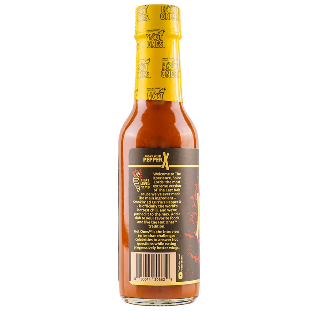 First We Feast The Last Dab: Xperience Hot Ones Hot Sauce 5 Oz  11/10 Heat