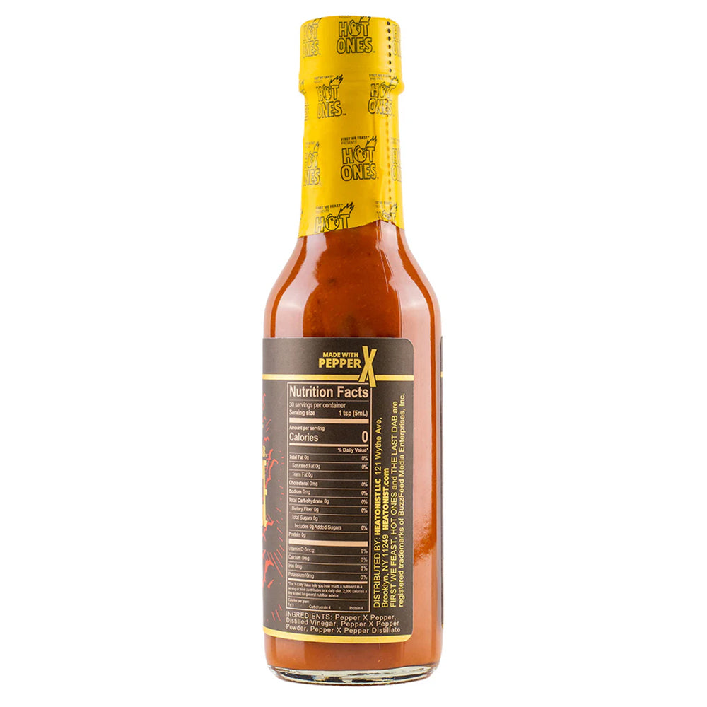 First We Feast The Last Dab: Xperience Hot Ones Hot Sauce 5 Oz  11/10 Heat