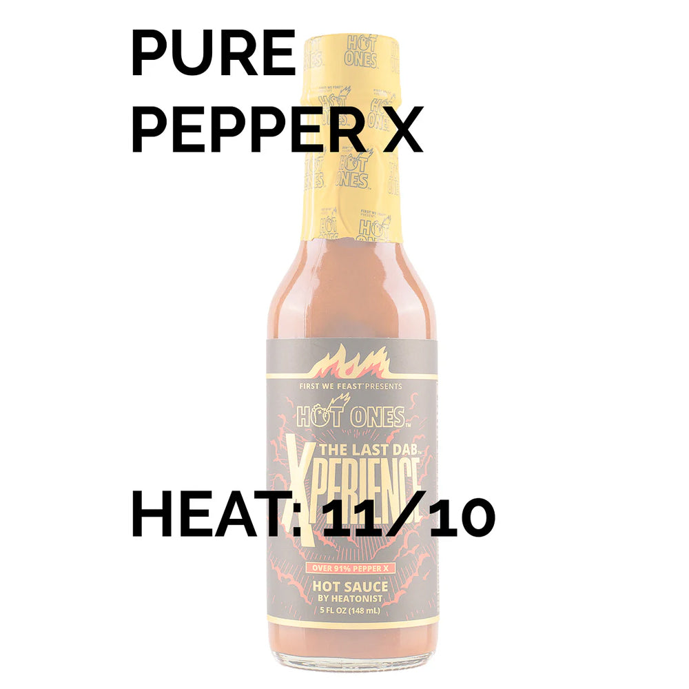 First We Feast The Last Dab: Xperience Hot Ones Hot Sauce 5 Oz  11/10 Heat