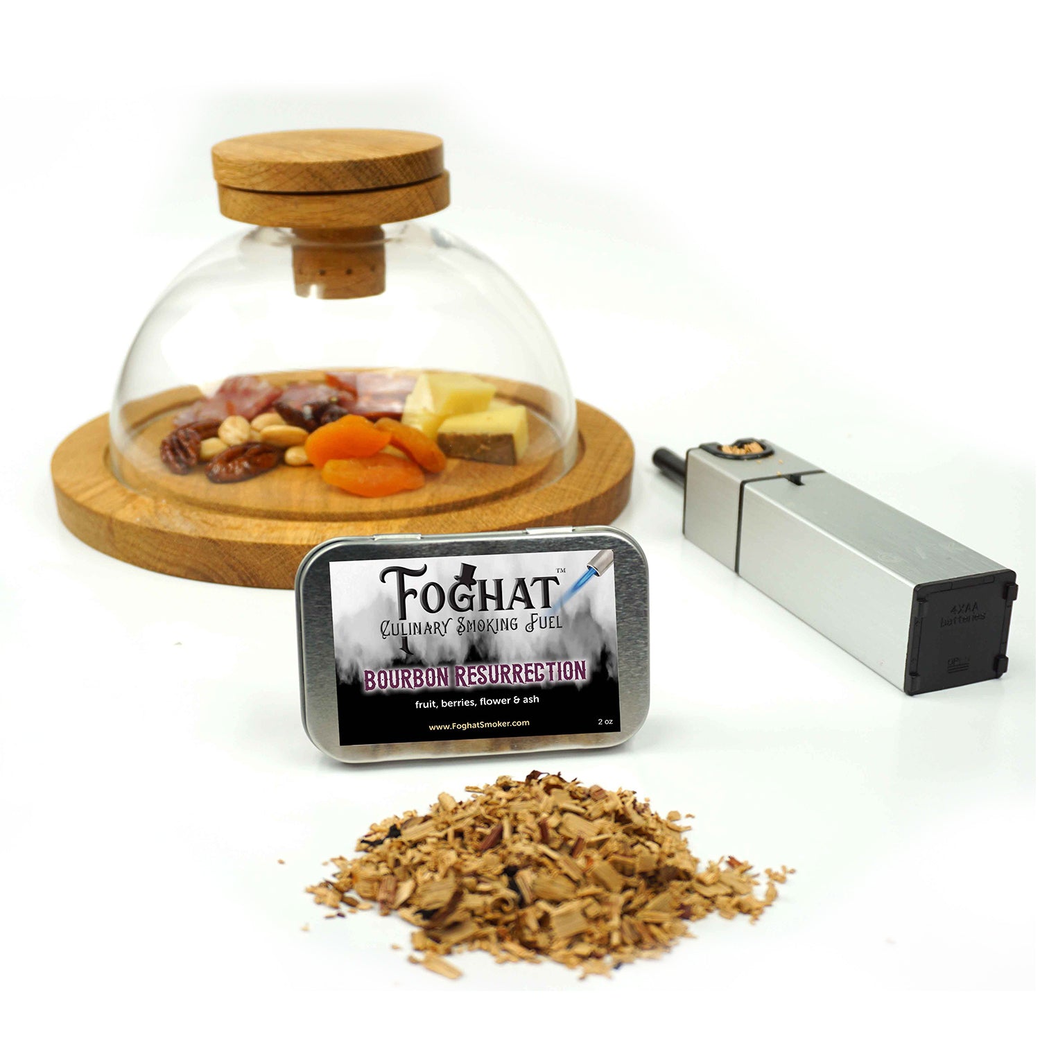 Foghat Culinary Smoking Fuel Bourbon Resurrection Fruity & Spicy Medium Profile